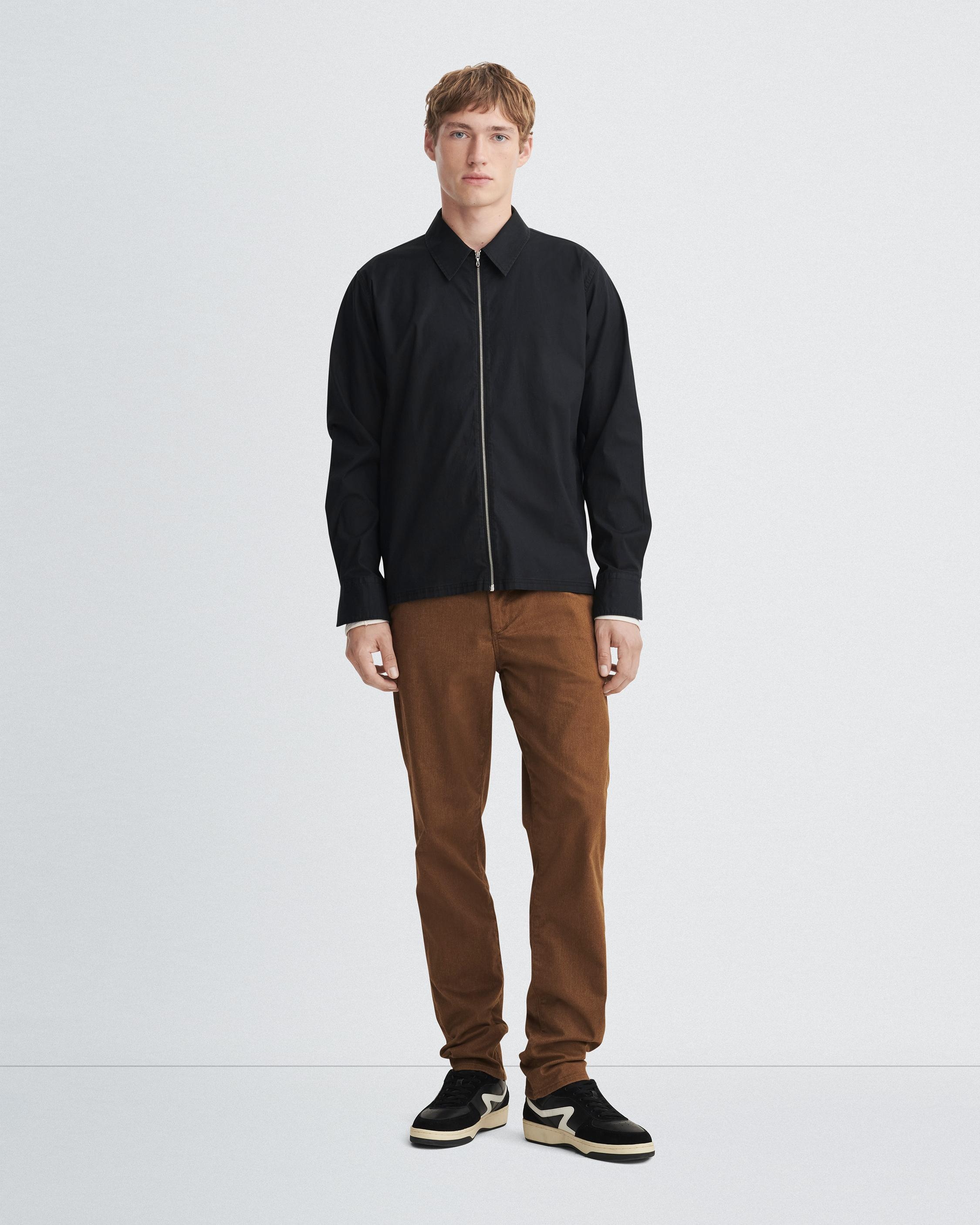 Dalton Cotton Poplin Zip Shirt
Relaxed Fit - 3
