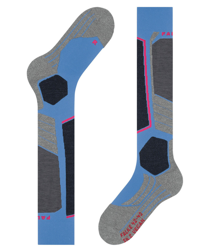 SK2 Intermediate Vegan Women Skiing Knee-high socks 6