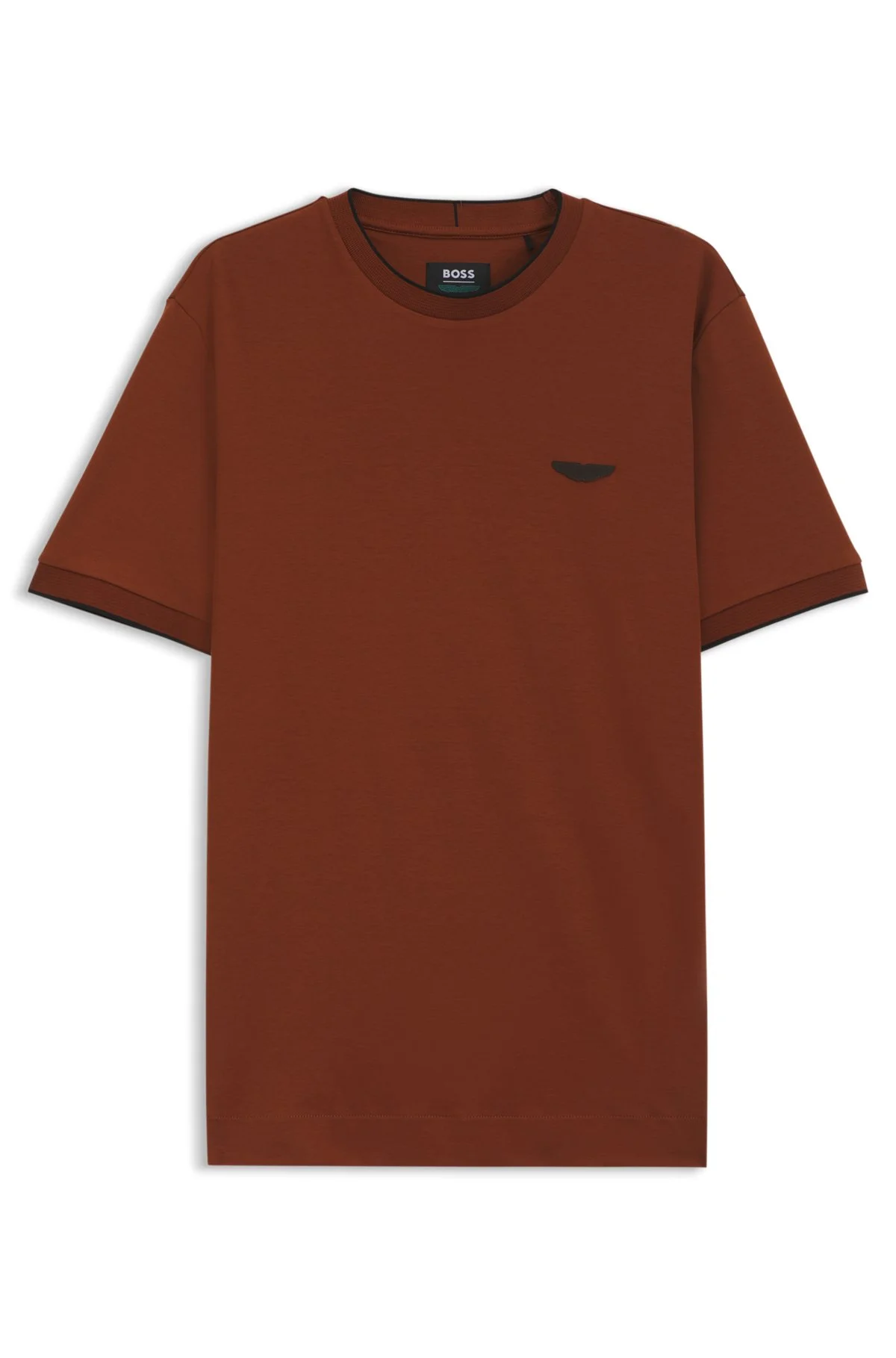 BOSS X ASTON MARTIN T-SHIRT IN MERCERIZED COTTON - 1
