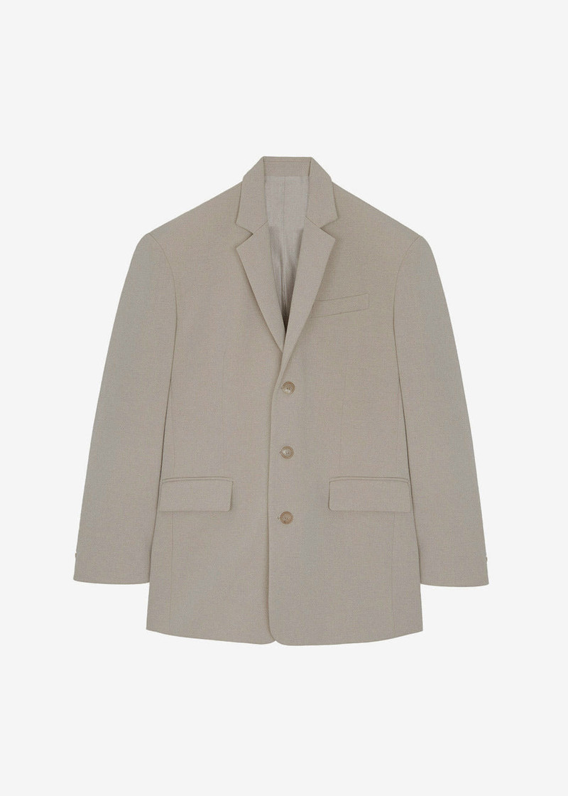 Gelso Oversized Blazer - Light Taupe Melange 1