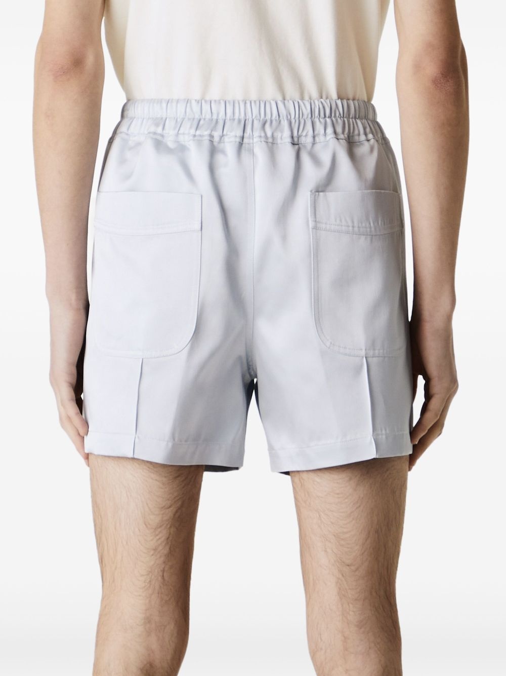 drawstring satin shorts - 3