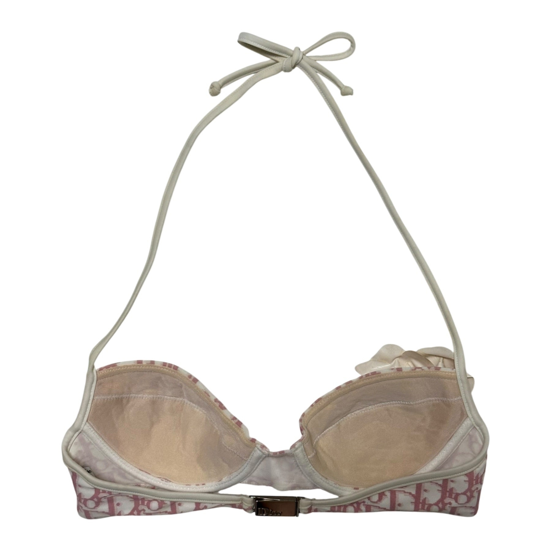 CHRISTIAN DIOR Spring Summer 2004 Trotter Print Flower Bikini Top - 2