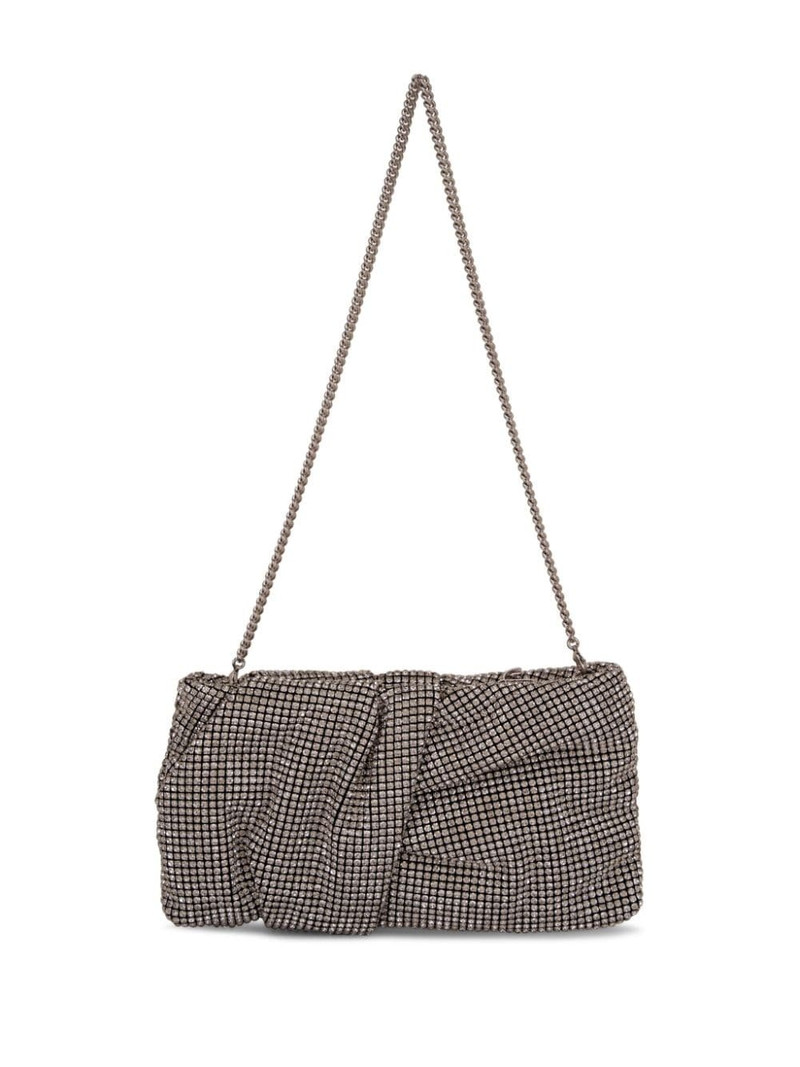 JIMMY CHOO Bonny crystal-embellished clutch outlook