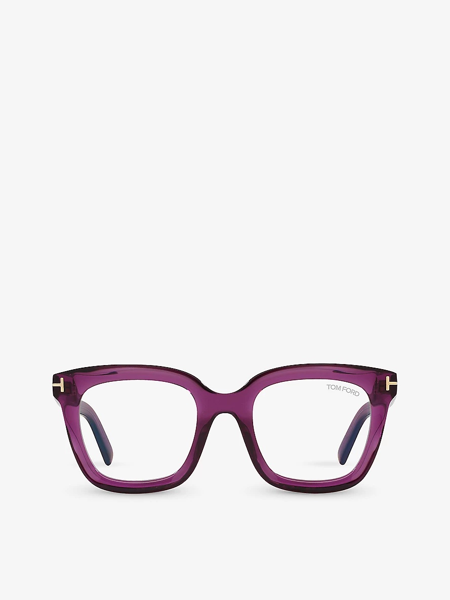 TR001663 FT5880-B square-frame acetate glasses - 1