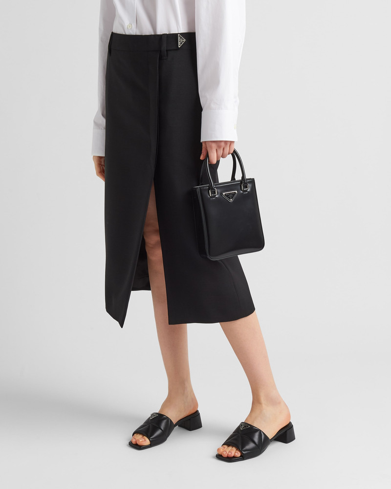 Prada Quilted nappa leather slides outlook