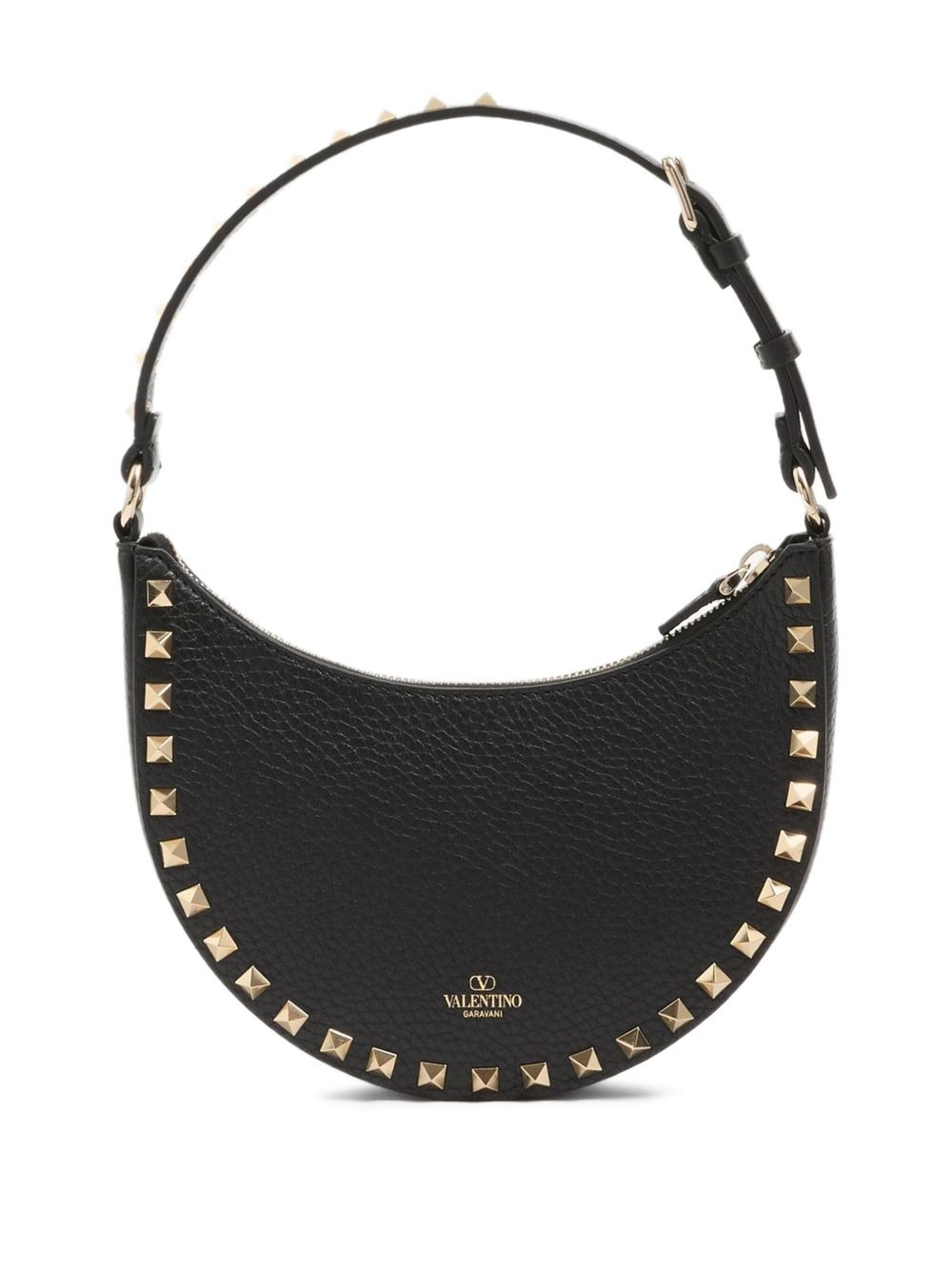 Rockstud leather mini bag - 4