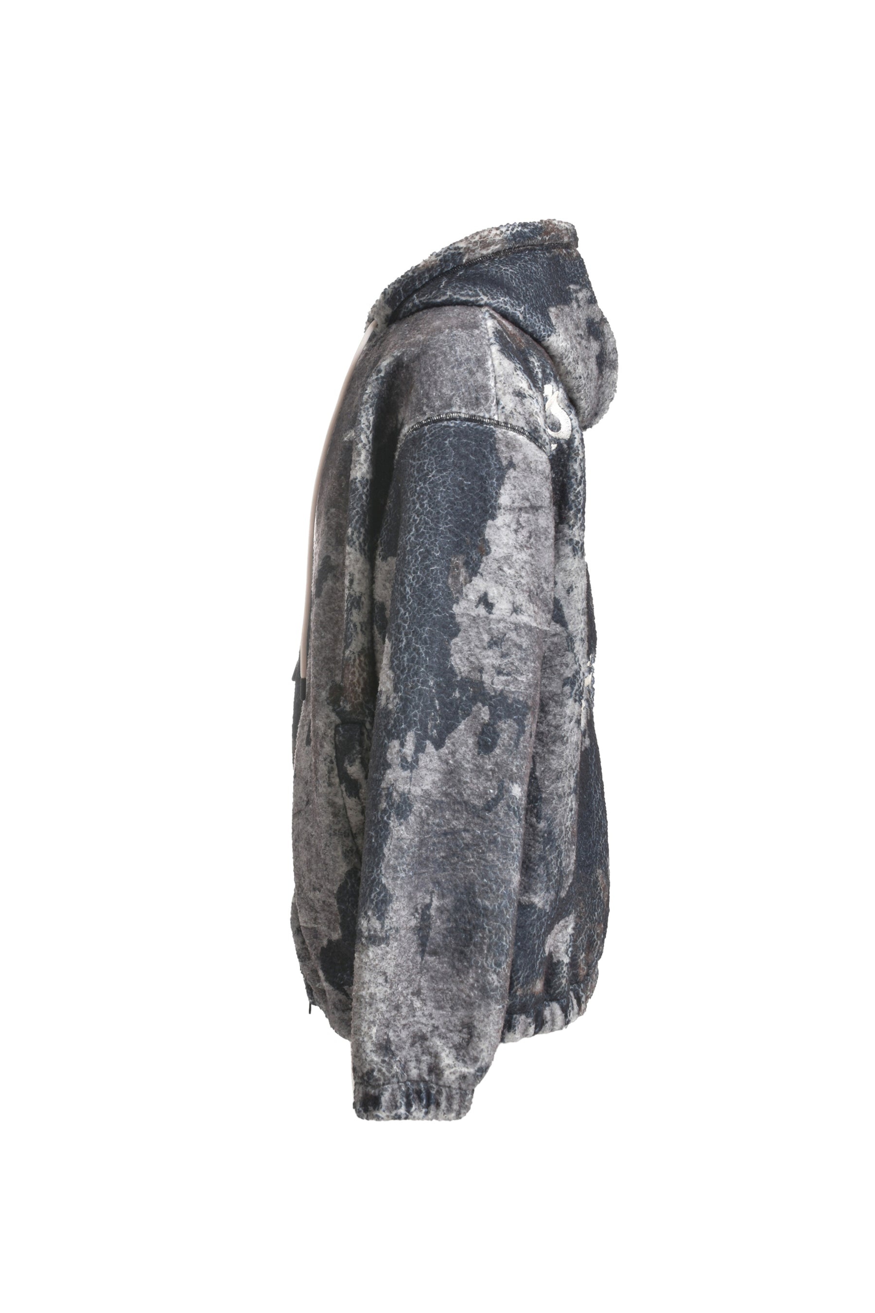 ジャケット・アウター KUSIKOHC BURNPRINT ZIP-UP FLEECE HOODIE KUSIKOHC BURNPRINT ZIP-UP FLEECE HOODIE