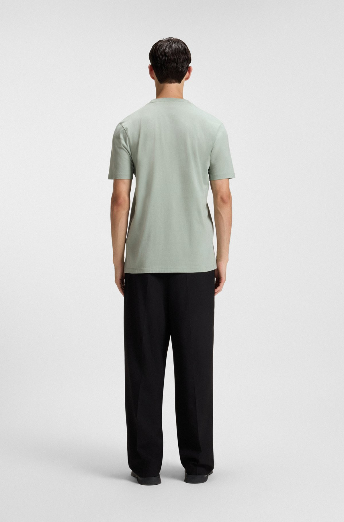 REGULAR-FIT T-SHIRT IN COTTON JERSEY WITH LOGO ARTWORK - 5
