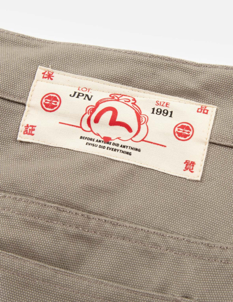 KAMON AND LOGO EMBROIDERY WOVEN JOGGER PANTS 9