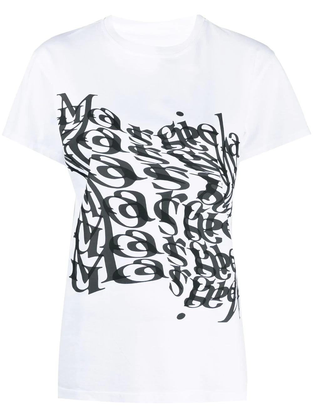 distorted-logo T-shirt - 1