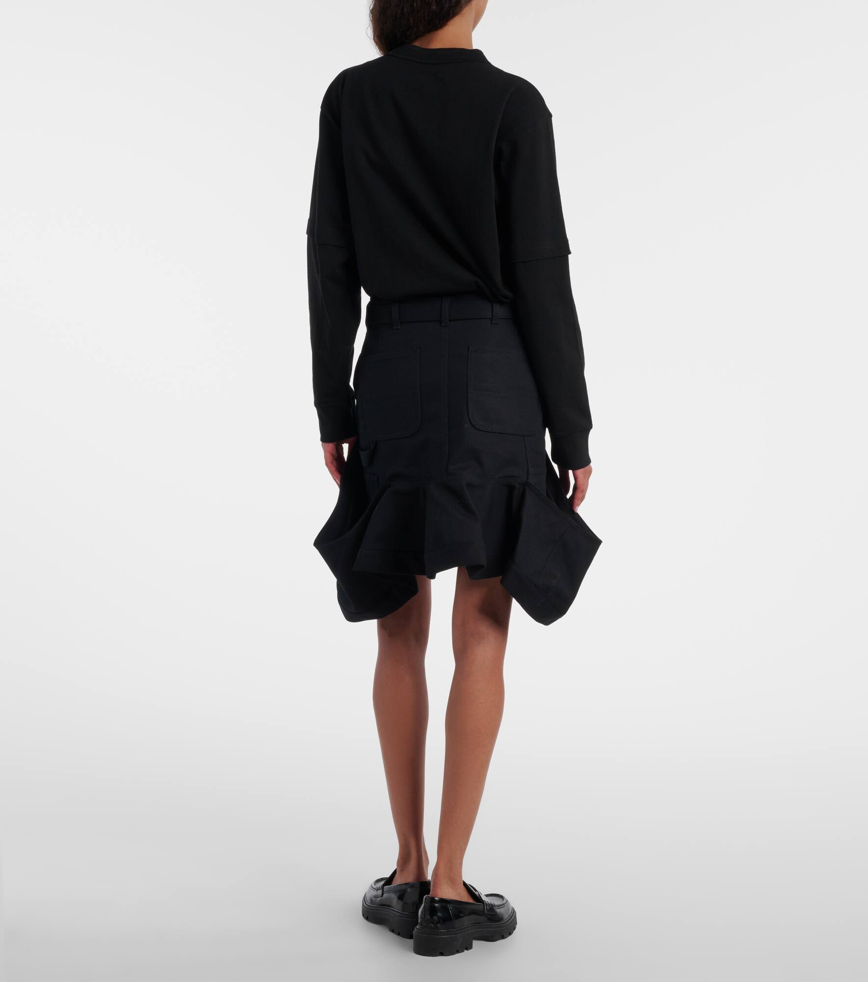 x Carhartt cotton canvas miniskirt - 3