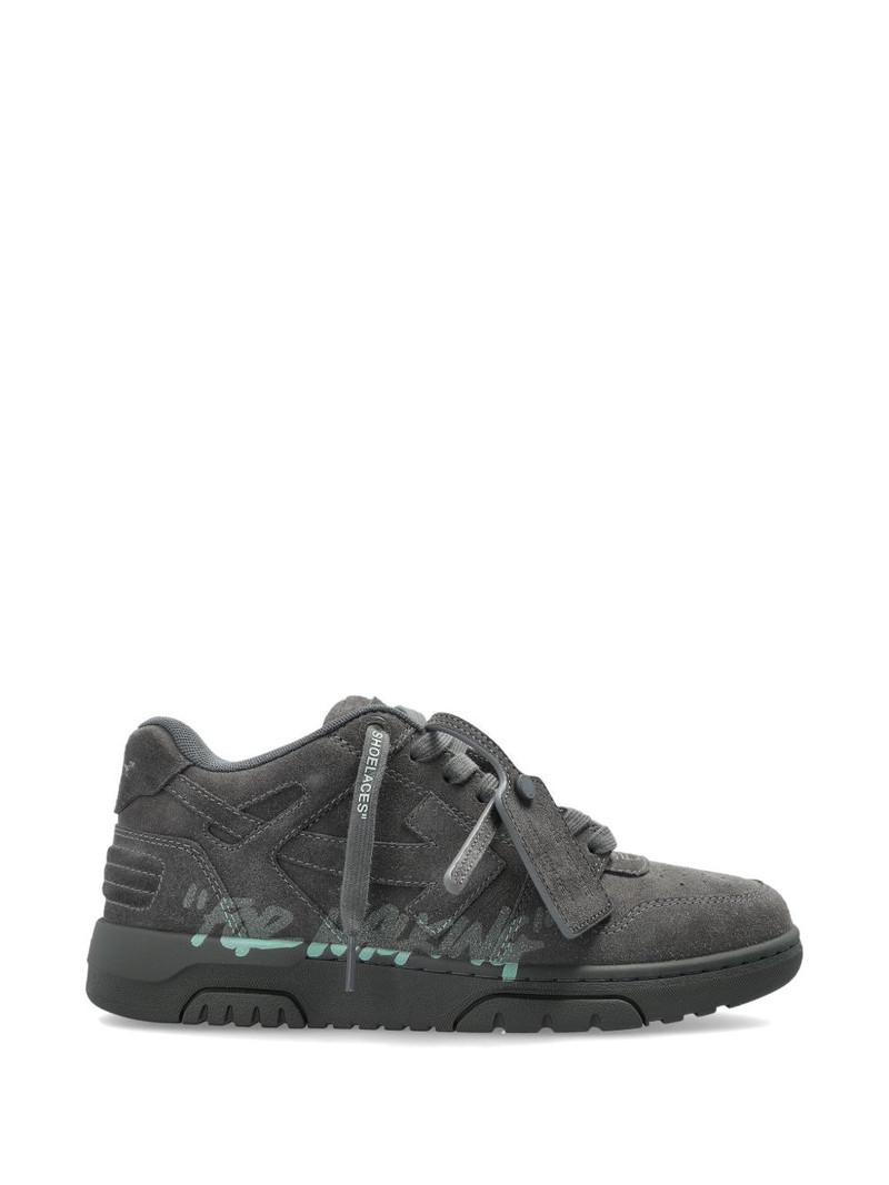 Out Of Office "For Walking" suede lace-up sneakers 1