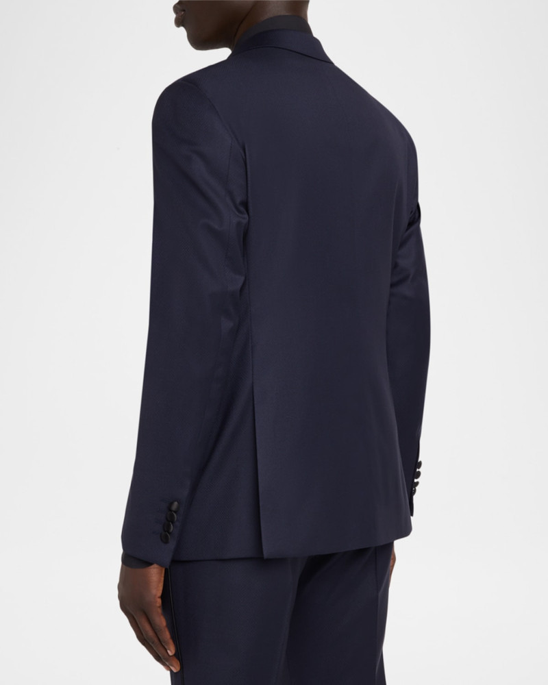 Men's Wool G Line Slim Two-Piece Suit 5
