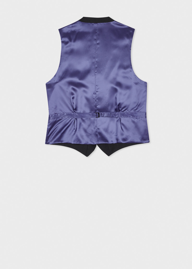Paul Smith A Suit To Travel In - Charcoal Grey Wool Waistcoat outlook