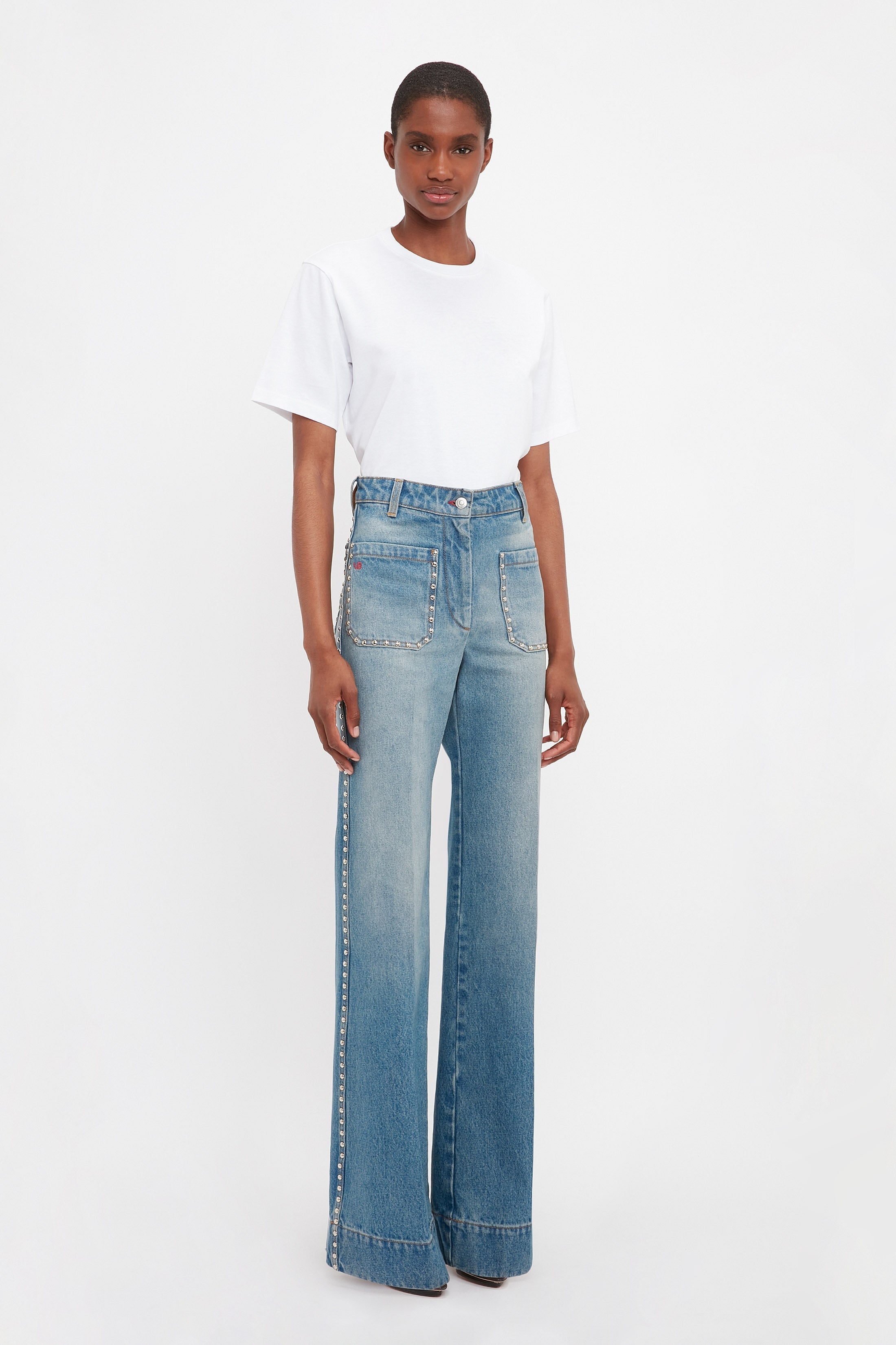 Alina High Waisted Jean In Vintage Wash - 3