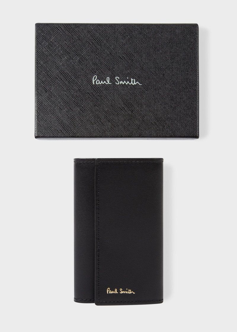 Leather 'Signature Stripe' Interior Key Case 4