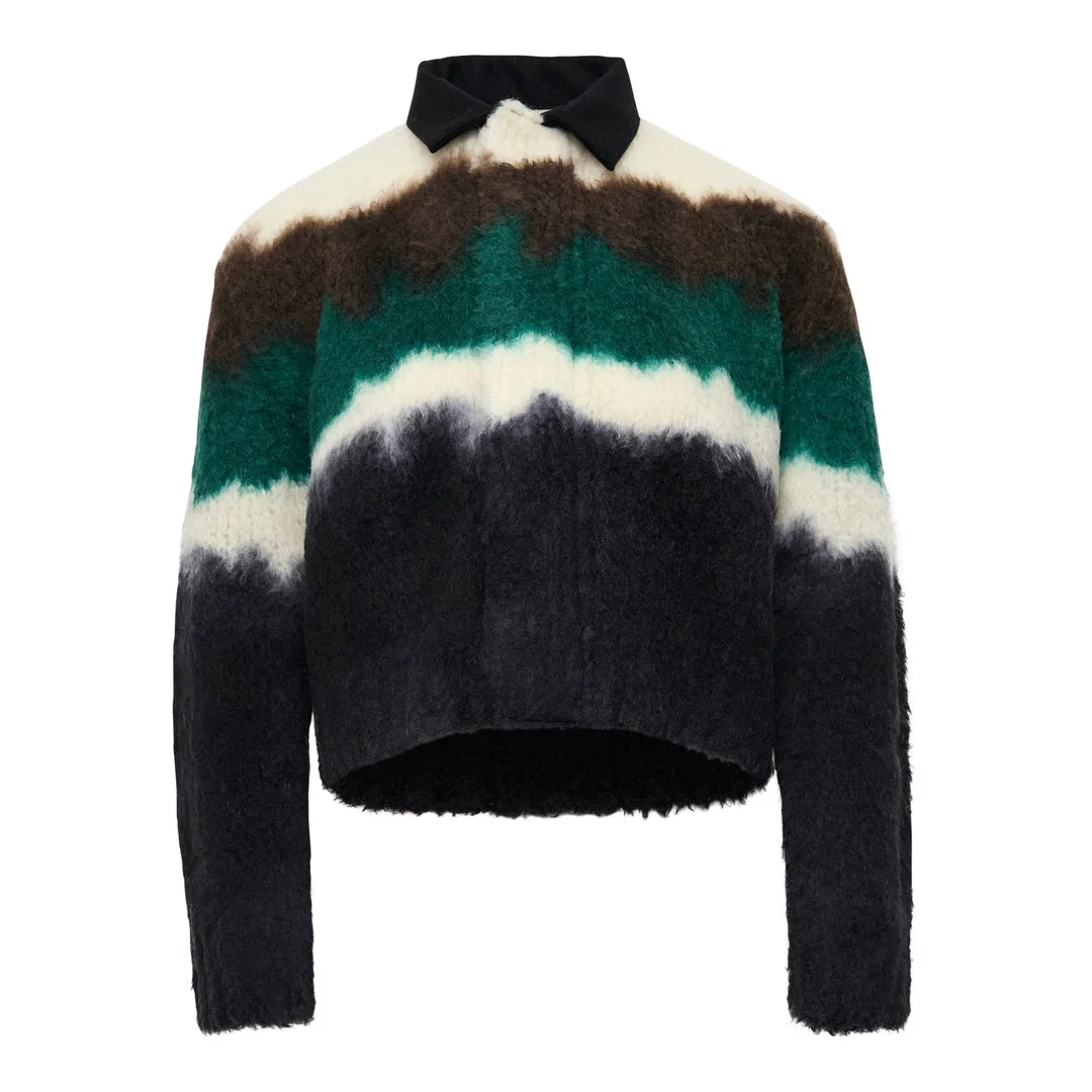 Chusen-Dyed Knit Cardigan - 1