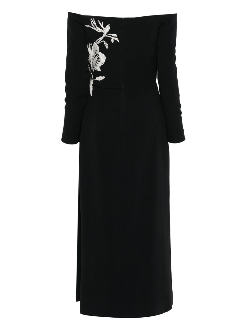 ELIE SAAB embroidered midi dress outlook