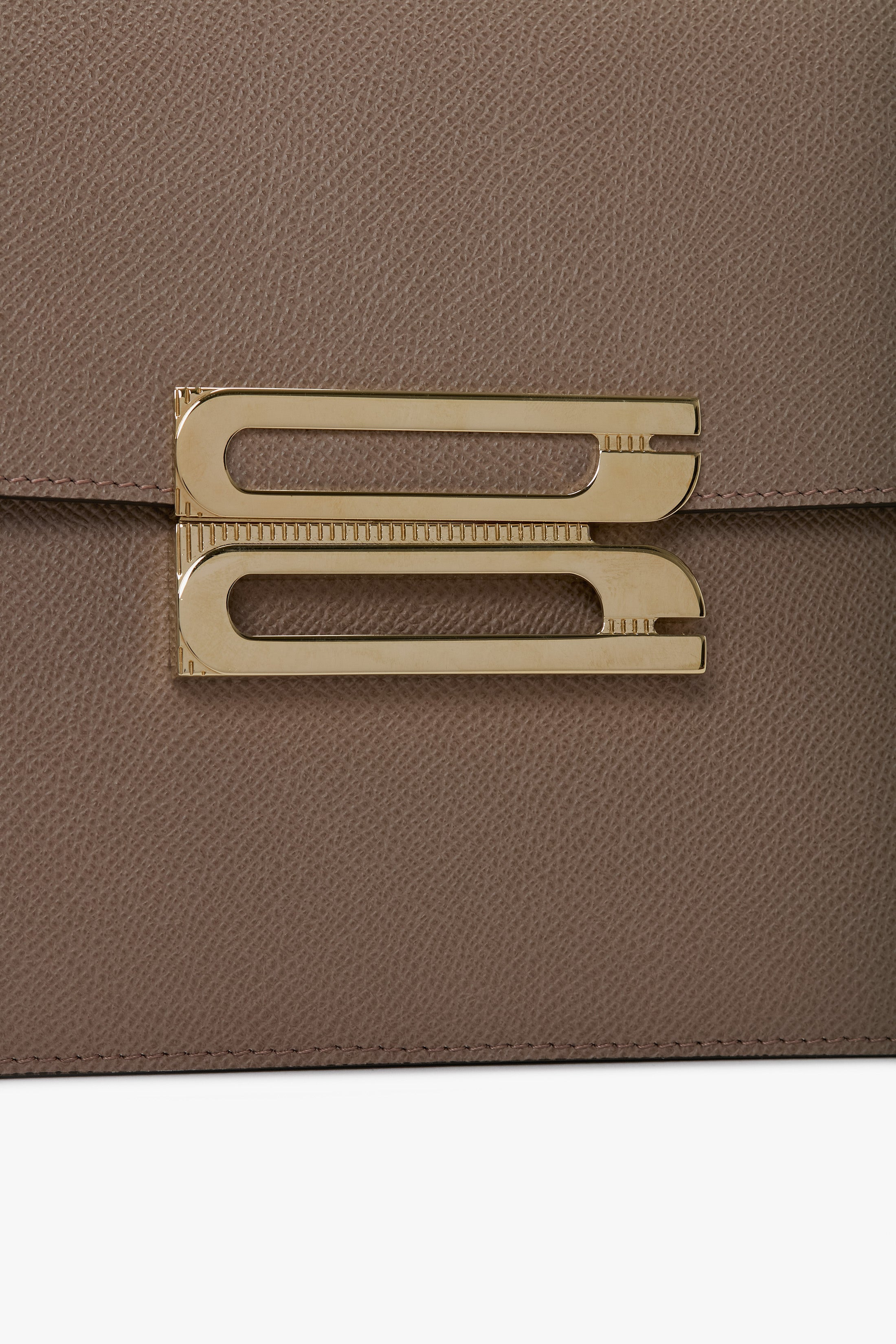 Dorian Bag In Dove Grey Grained Leather - 4