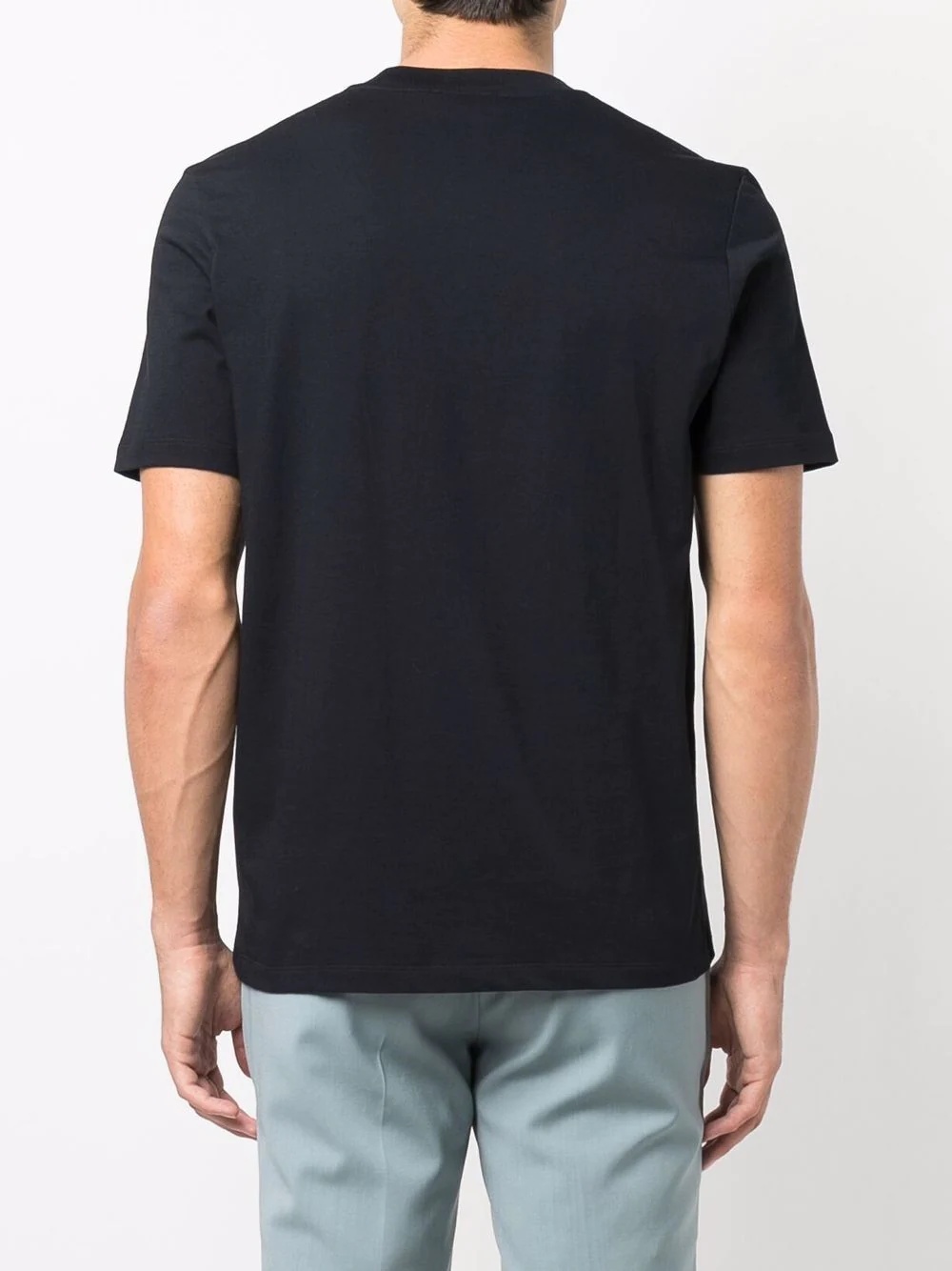 crew-neck fitted T-shirt - 4