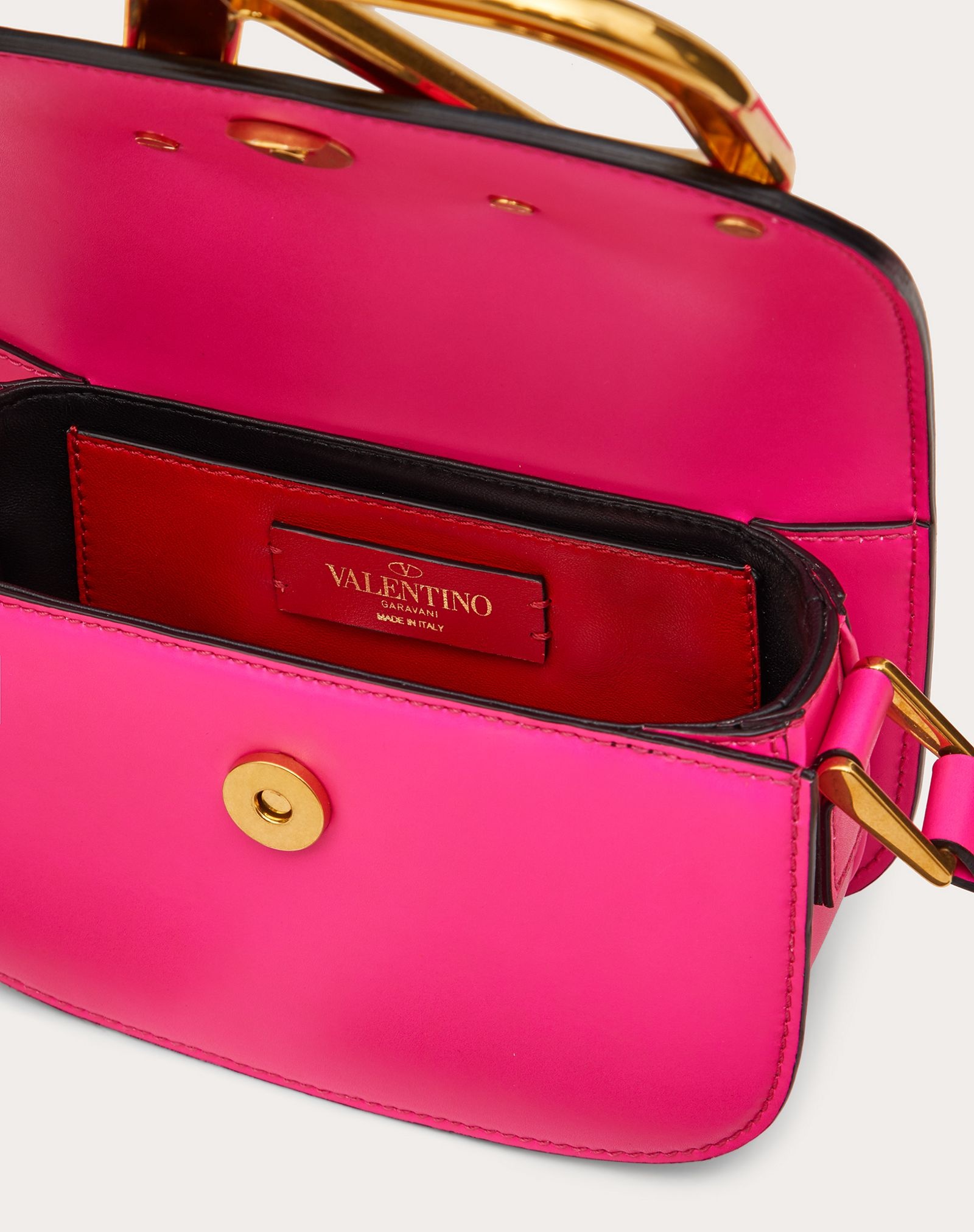 Small Supervee Neon Calfskin Crossbody Bag - 4