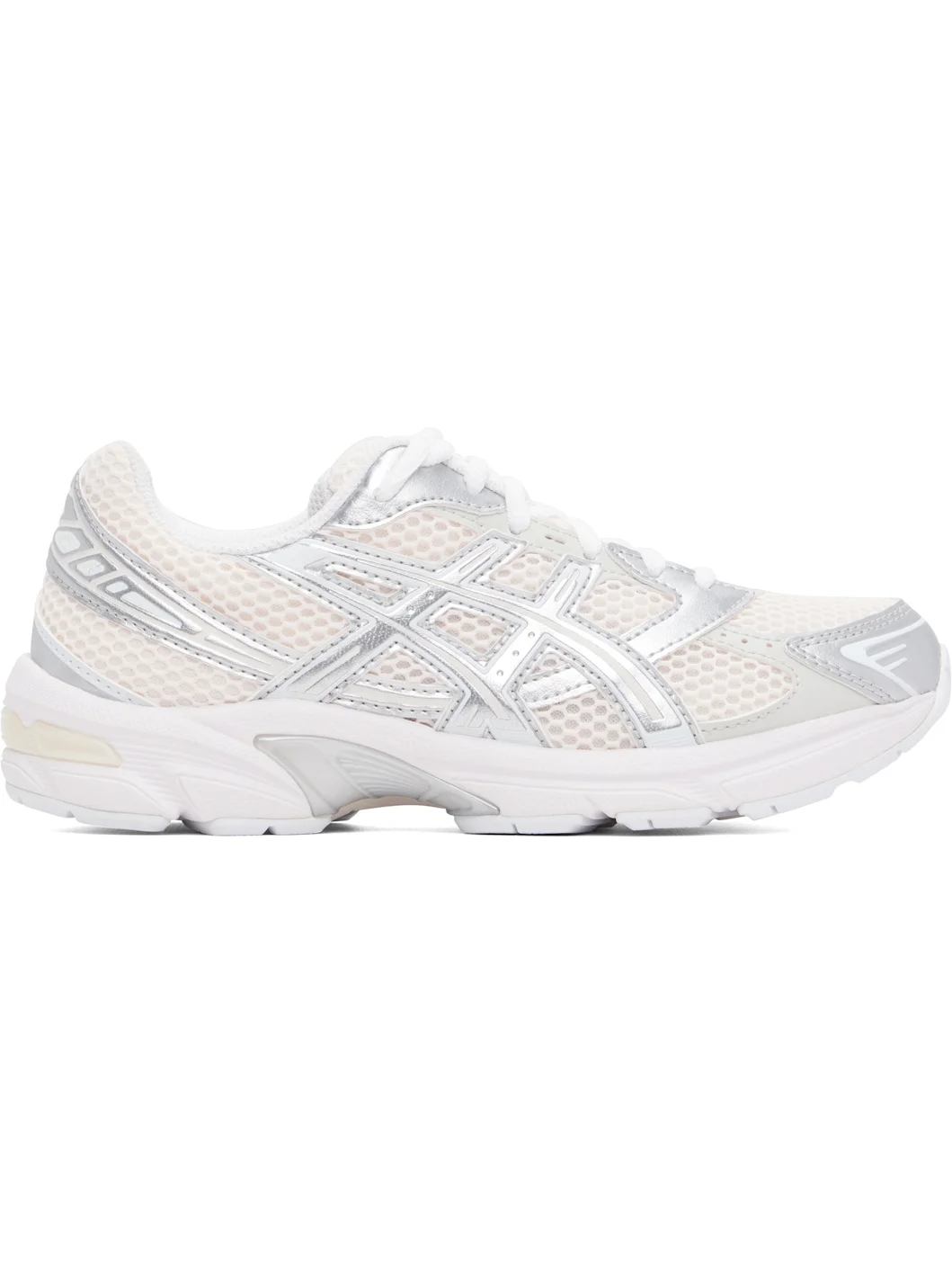 Pink & Silver Gel-1130 Sneakers - 1