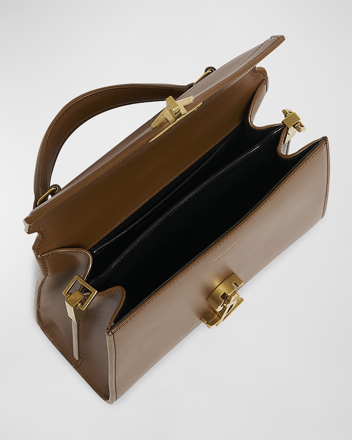 Cassandre Mini Monogram YSL Box Calf Top-Handle Bag - 4