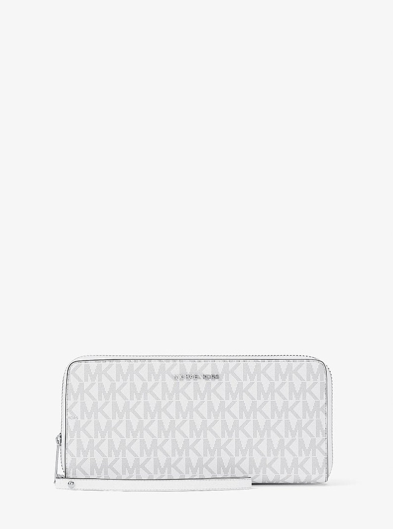 Jet Set Large Signature Logo Continental Wallet 1