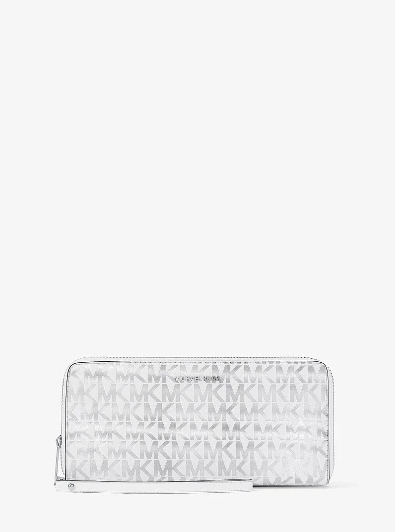Jet Set Large Signature Logo Continental Wallet - 1