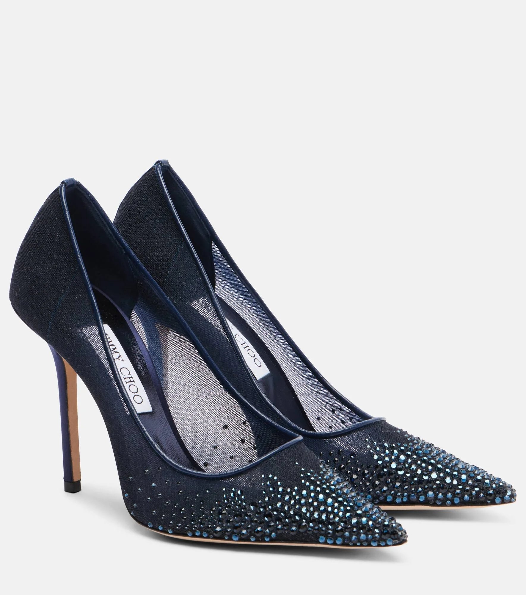 Love 100 crystal-embellished pumps - 1