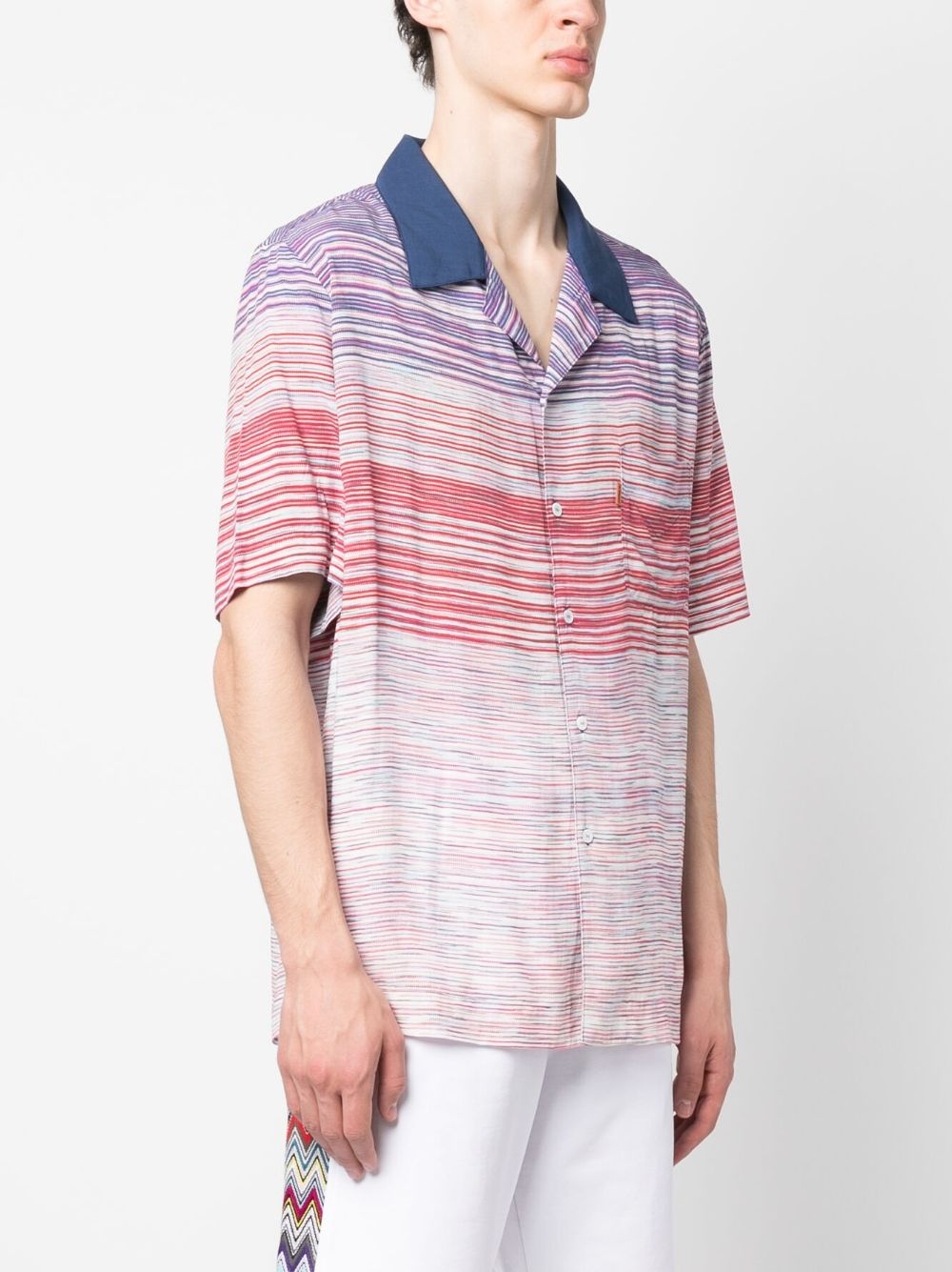 stripe-pattern shirt - 3