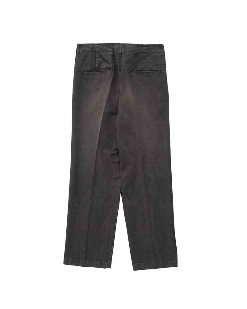 FIELD CHINO PANTS DMGD BLACK - 2