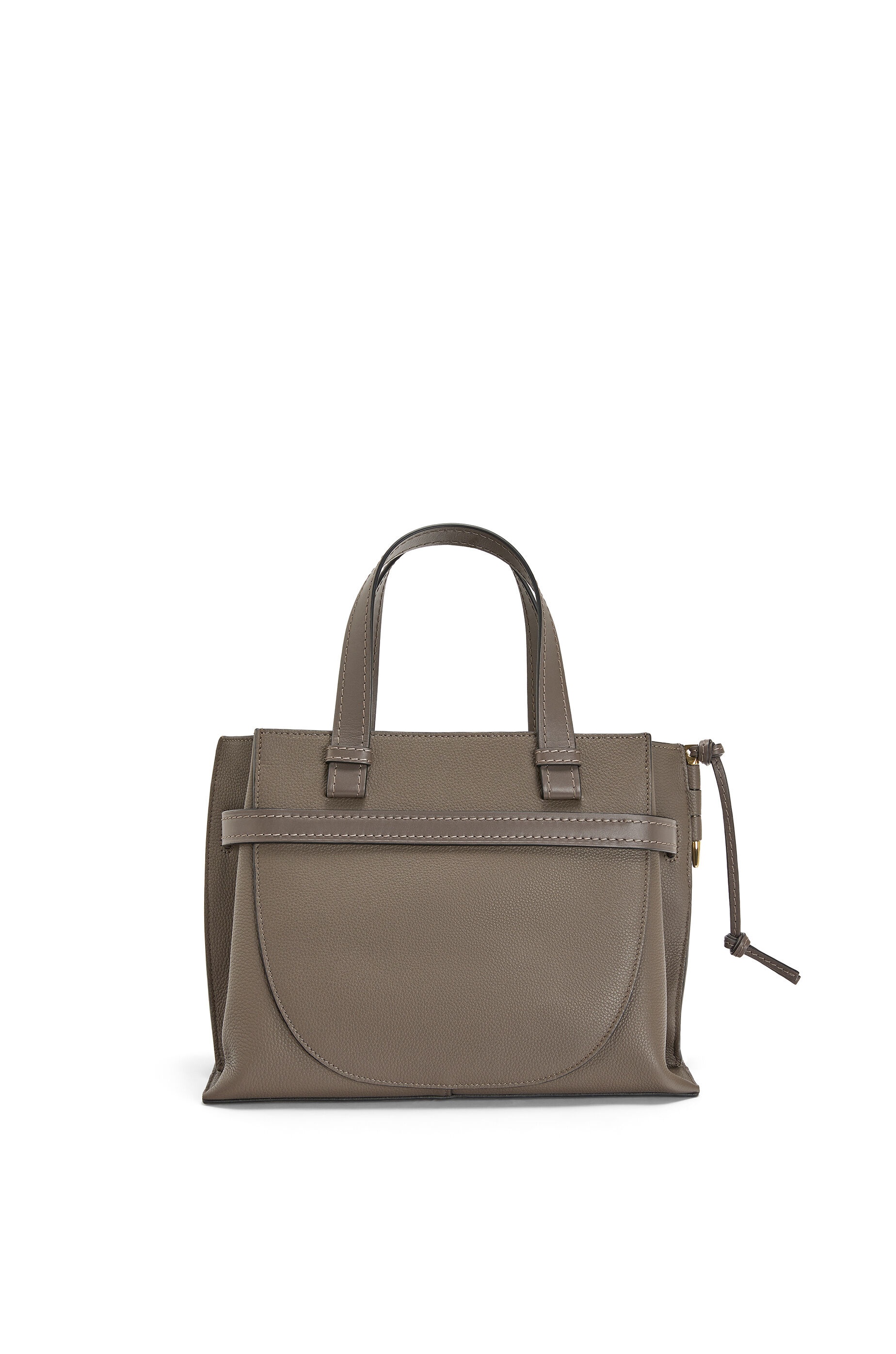 Small Gate Top Handle bag in soft grained calfskin - 10