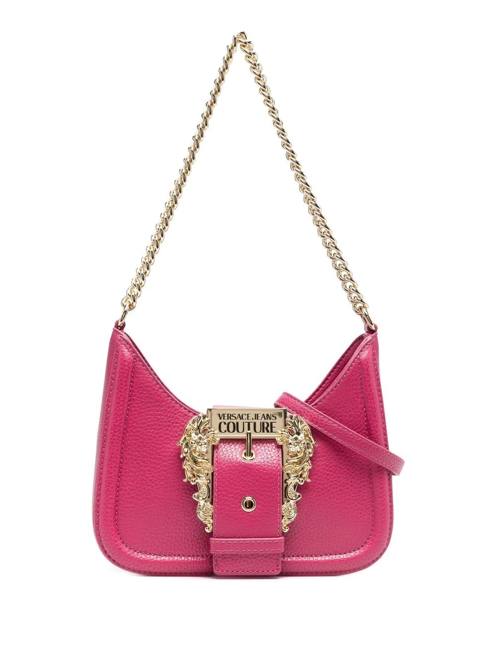 logo-buckle shoulder bag - 1