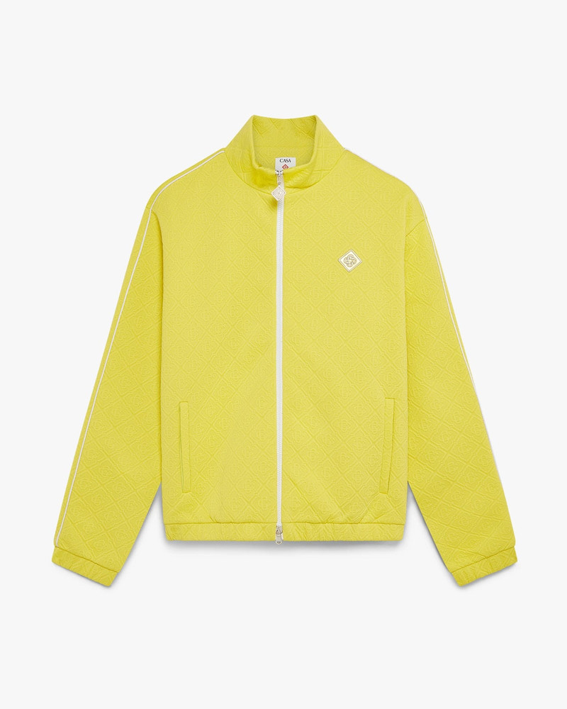 Lime Monogram Jacquard Jacket | Casablanca Paris 1