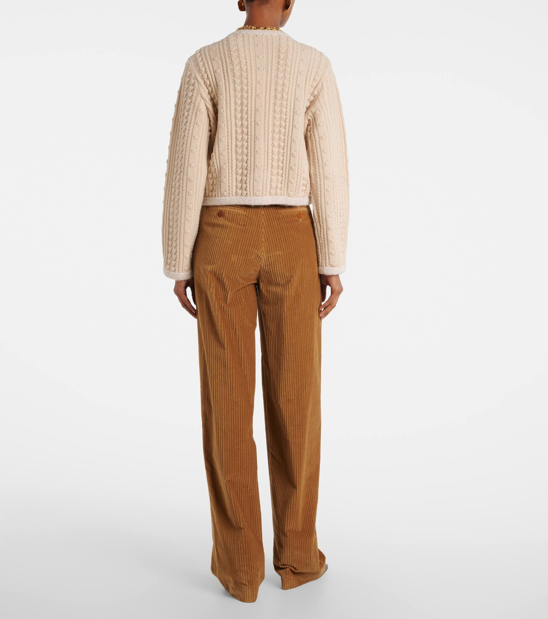 Stef wool-blend cardigan - 3