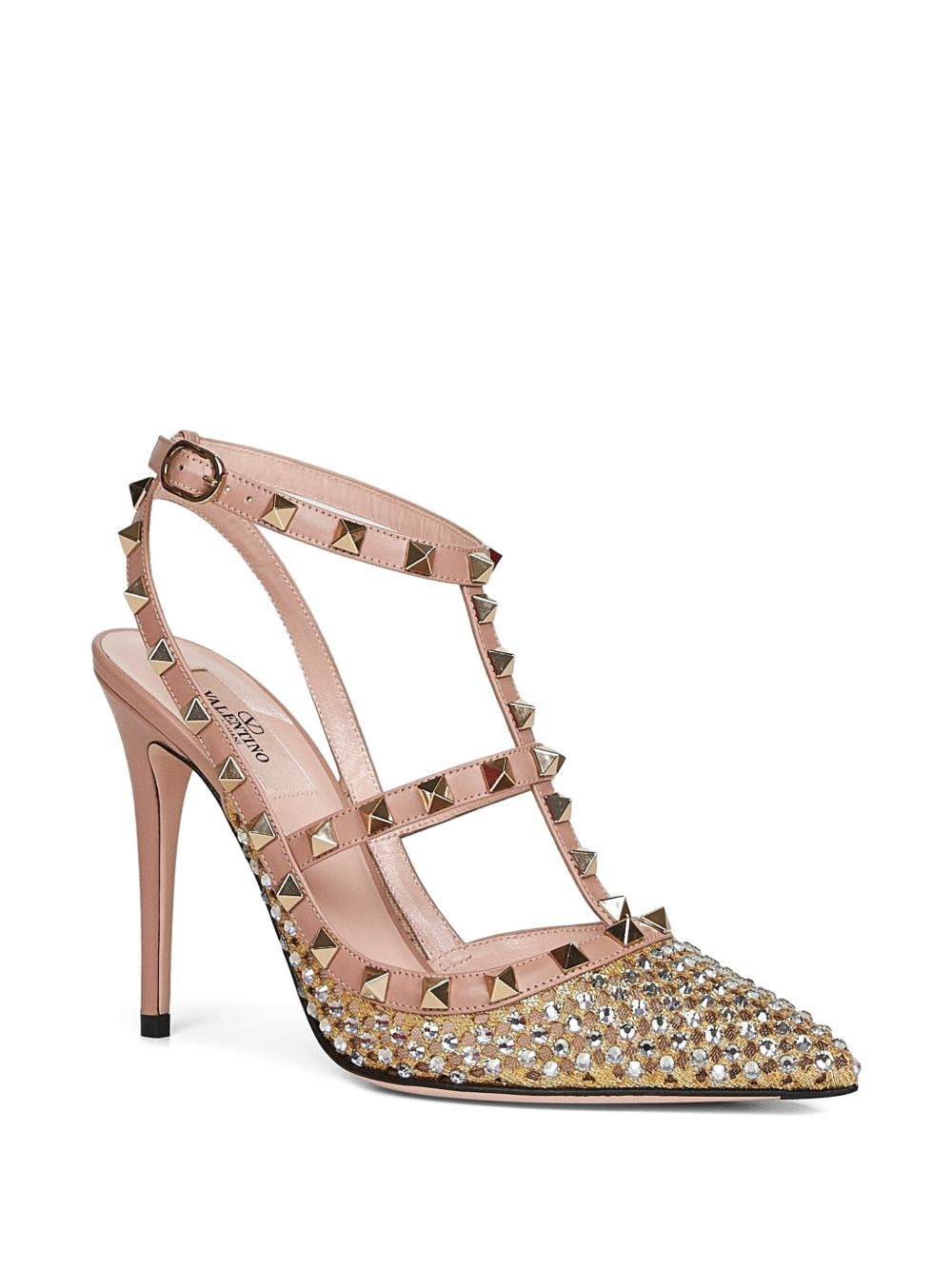 100mm rhinestone-embellished pumps - 2