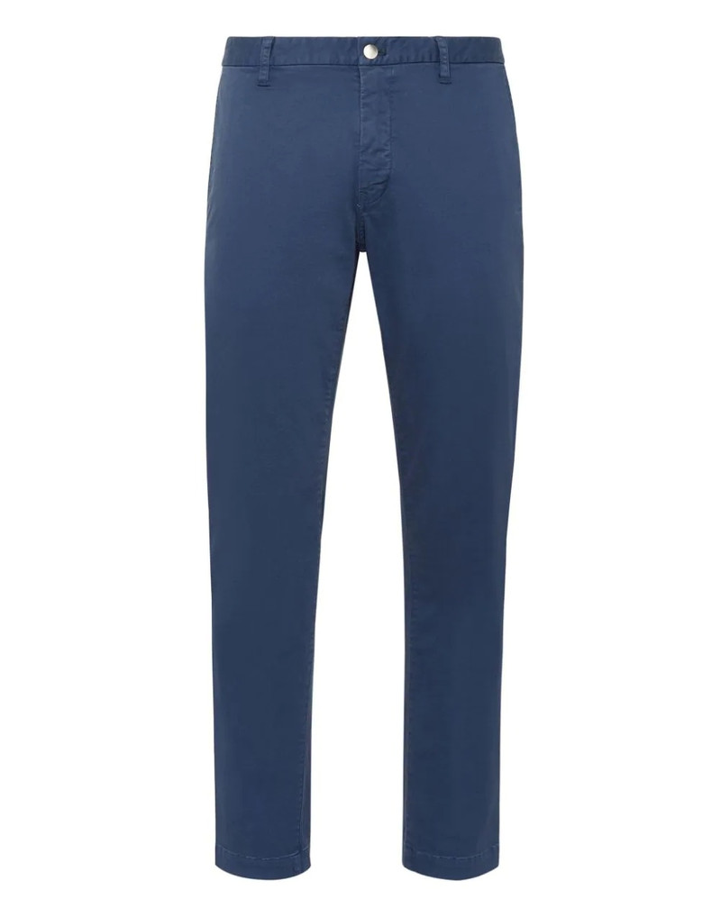 Hexagon-patch slim-fit chinos 1