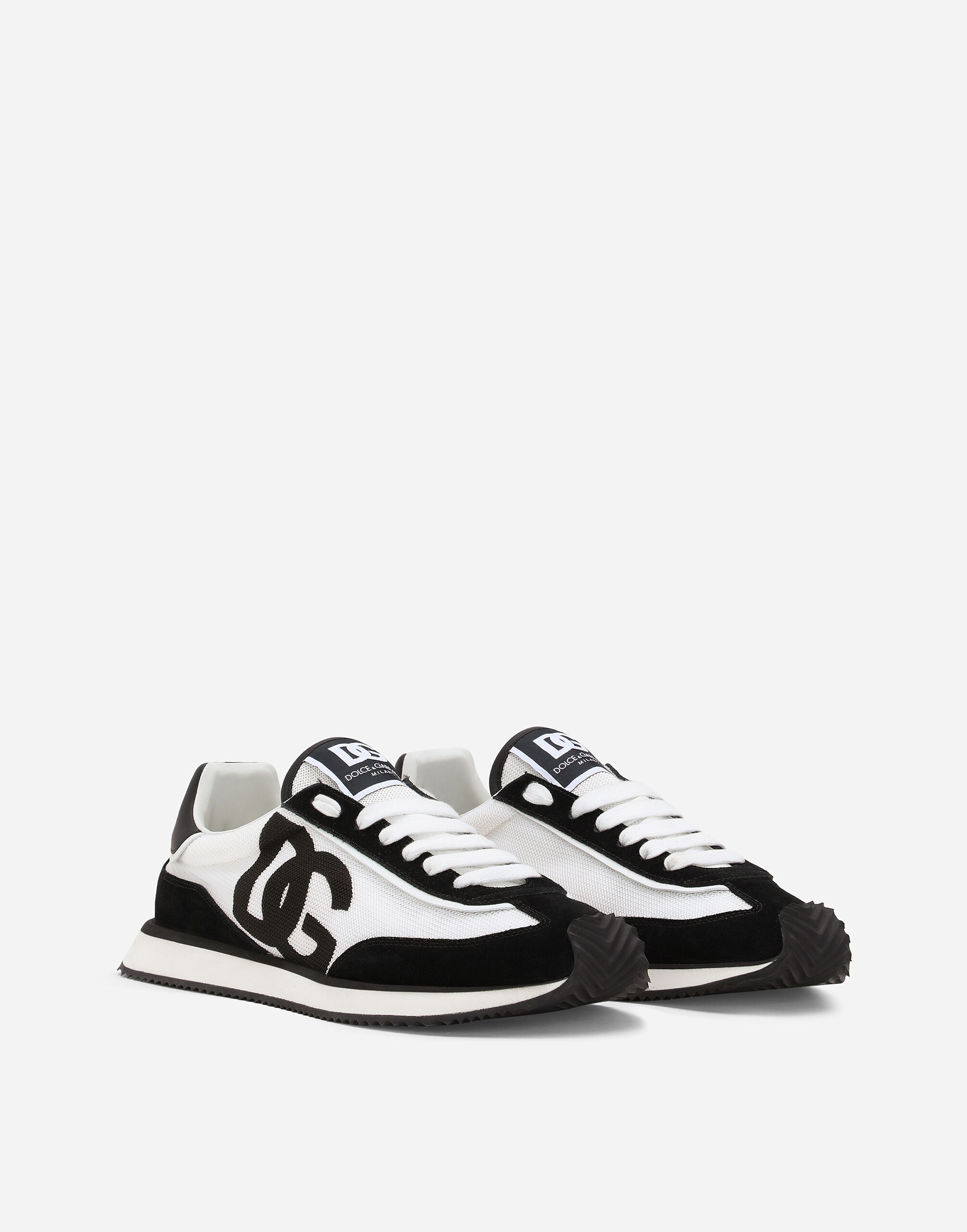 Mixed-material DG CUSHION sneakers - 2