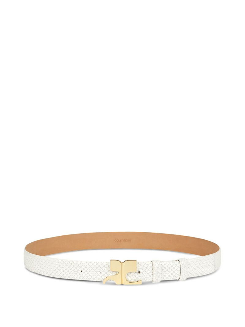 Viper leather belt 1