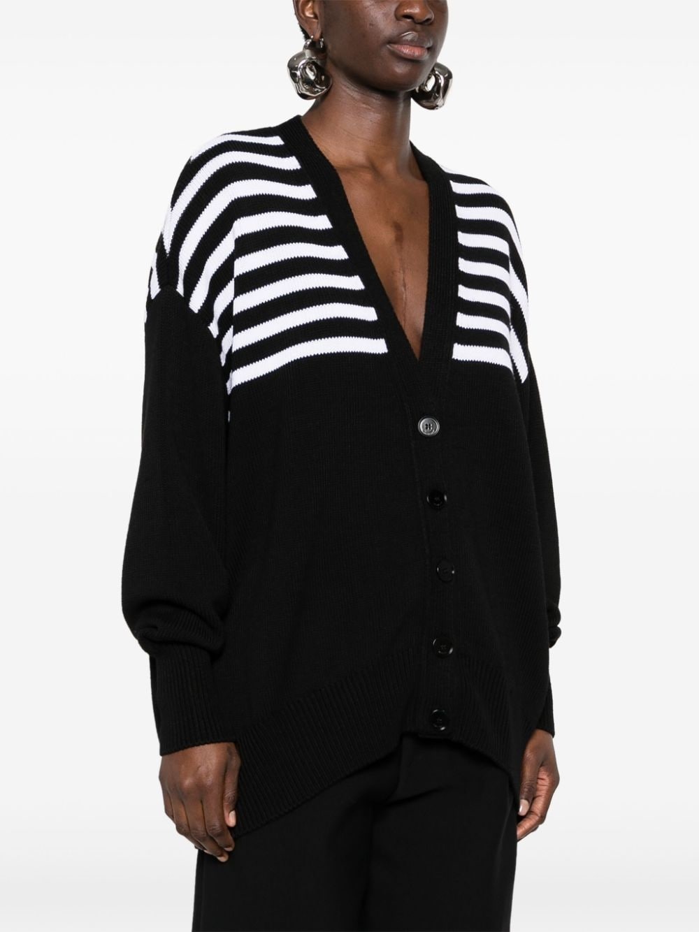 4G striped cardigan - 3