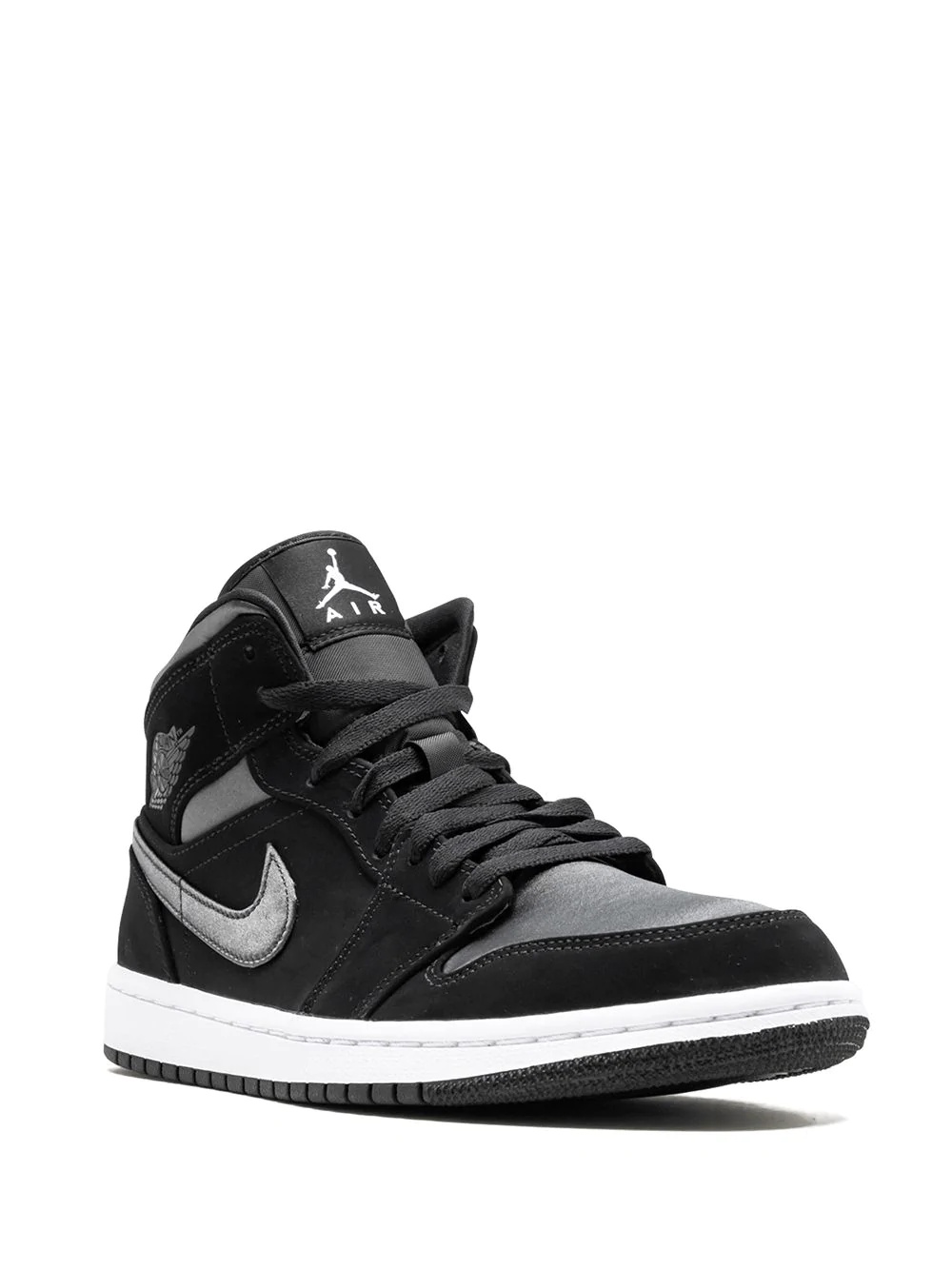 air jordan 1 Mid Se nylon - black/grey - 2