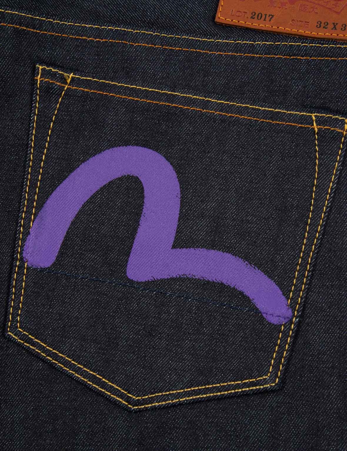 PURPLE SEAGULL CARROT FIT RAW DENIM JEANS #2017 - 7
