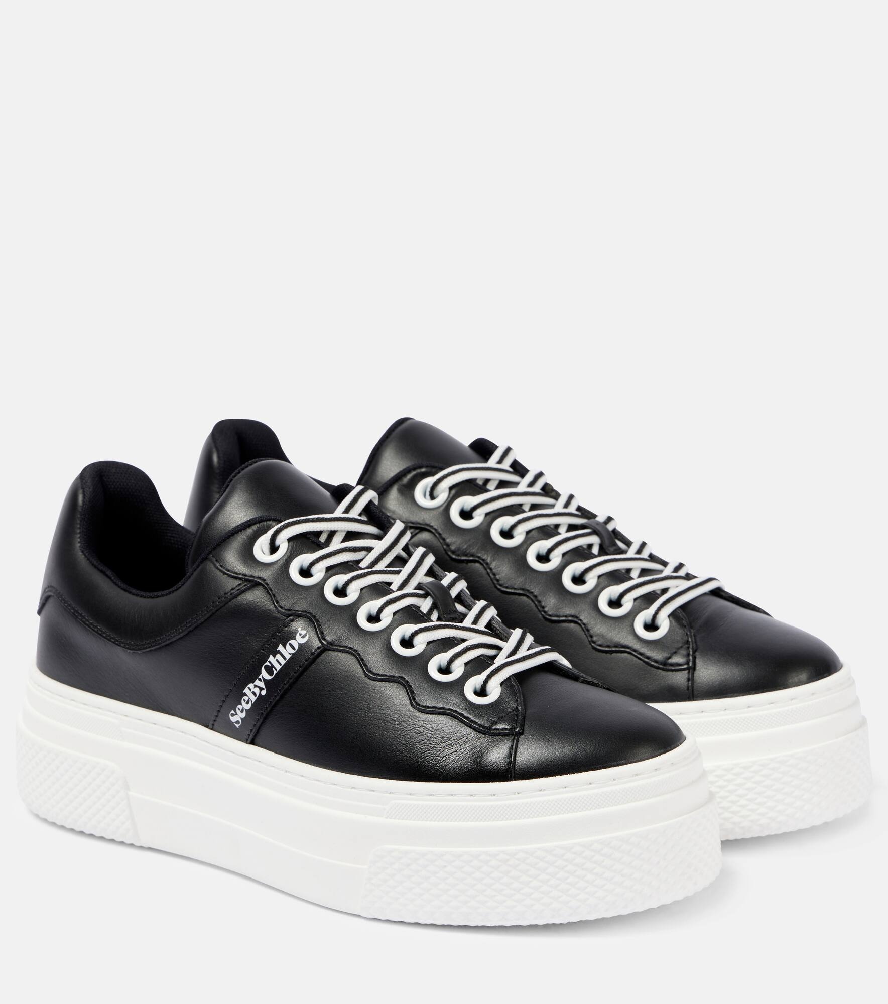 Essie leather sneakers - 1