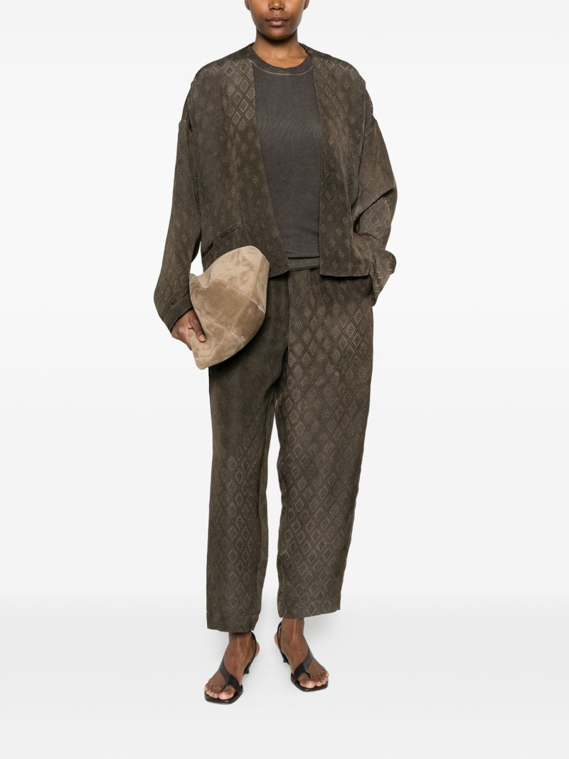 UMA WANG patterned trousers outlook