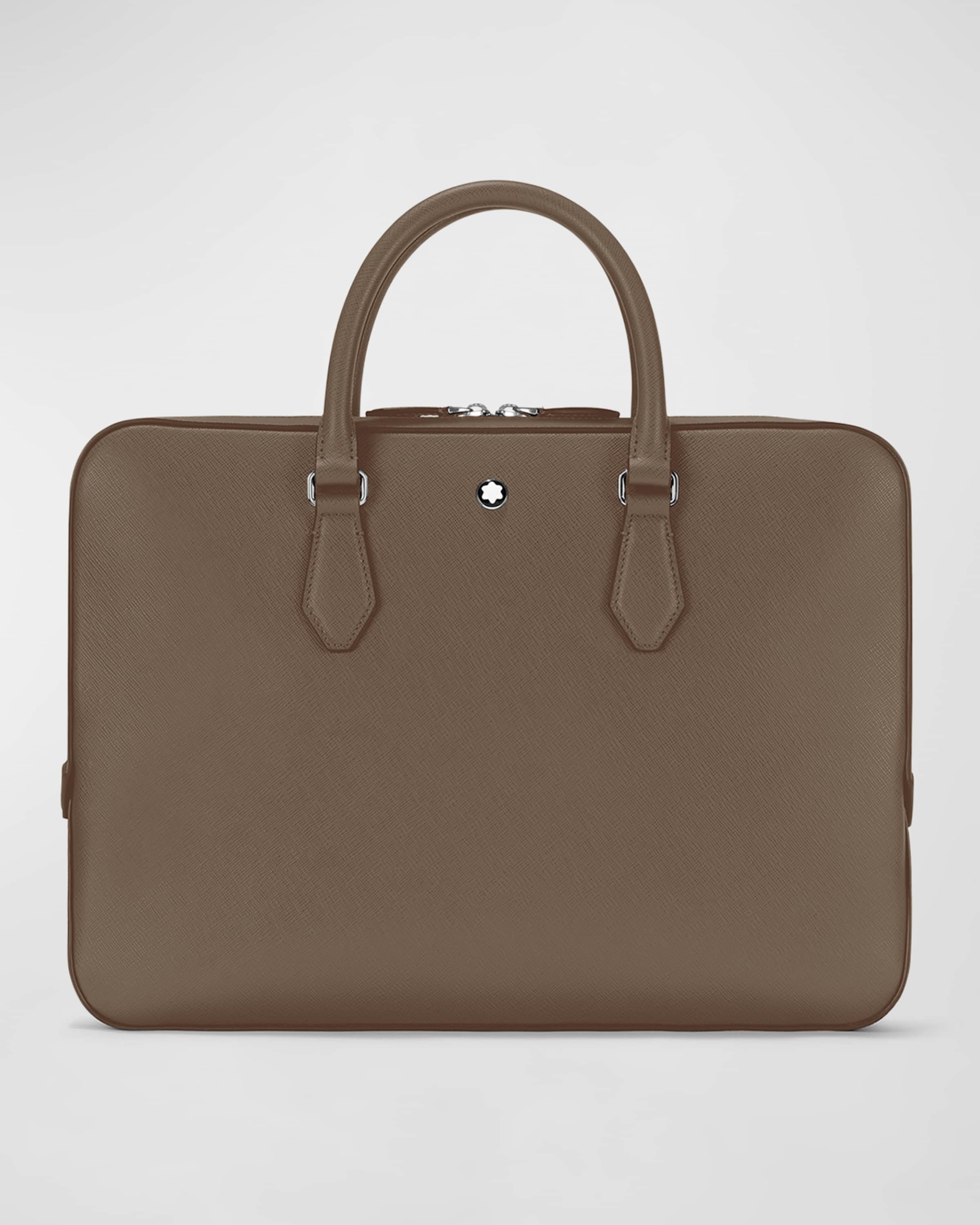 Men's Sartorial Thin Leather Briefcase - 1