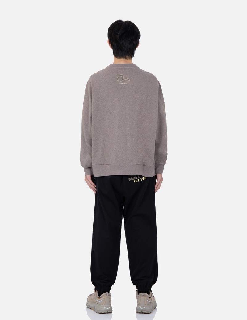 EVISU RETRO LOGO PRINT OVERSIZED SWEATSHIRT outlook