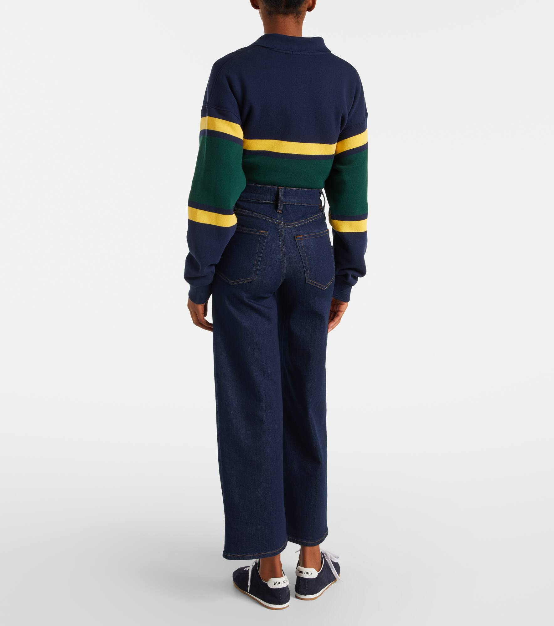 Le Slim Palazzo Crop wide-leg jeans - 3