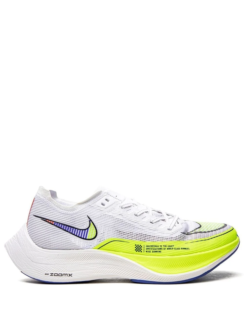 Zoomx Vaporfly Next% 2 "White/Black-Volt-Racer Blue-Br" sneakers - 1