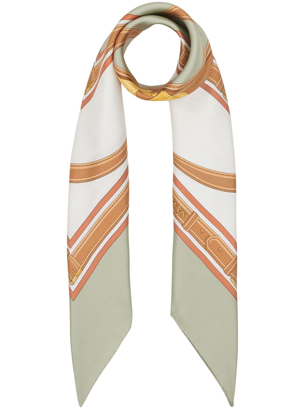 Archive Scarf Print Silk Square Scarf - 1